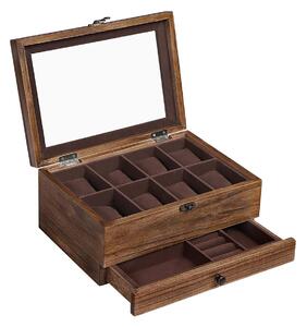 Songmics Box na hodinky a šperky JOW008K01