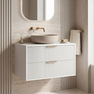Koupelnová skříňka pod umyvadlo Rea Mono 80cm White