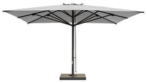 Slunečník SCOLARO Capri Dark 3 x 4 m světle šedá T8N bez volánu
