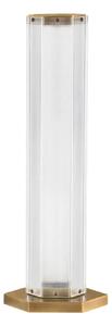 Moderní stolní lampa Essenzo měděná