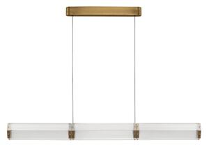 LED moderný luster Essenzo Medená 24W – Měděná