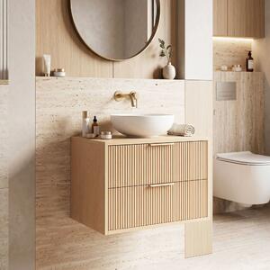 Koupelnová skříňka pod umyvadlo Rea Mono 60cm Beige