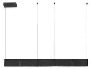 LED moderní lustr Flusso černá