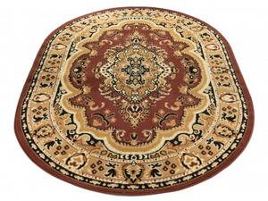 Makro Abra Oválný koberec klasický ATLAS E951A hnědý Rozměr: 180x250 cm