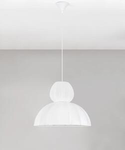 LED moderný luster Delina Biela A – Bílá