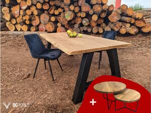 Jídelní stůl Prag + Konferenční stolek TWO Bro set Velikost Desky: 1800x900 (mm)