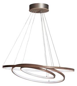 ByRydens 4202250-6003-LED Lustr na lanku TRIONE LED/45W/230V hnědá pr. 80 cm
