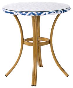 Bistro stolek RIFREDDO 70 cm 70 cm Bezpečnostní sklo Modrá