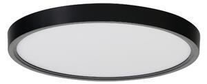 Stropní/nástěnné svítidlo Arnor Round (24w+17w) černé 24 W + 9 W