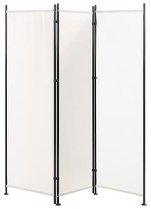 3dílný paraván NARNI 160 cm 170 cm Bílá
