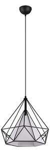 Černé závěsné svítidlo ø 38 cm Babette – Reality