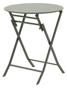 Hesperide skládací kulatý kovový zahradní stůl Greensboro 60x71cm vavřínovozelený