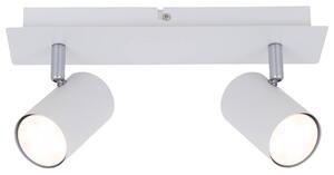 BRILONER Bodové svítidlo 29 cm 2xGU10 40W bílé BRILO 2857-026