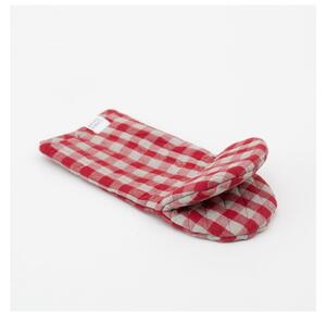 Lněná chňapka Red Gingham – Linen Tales