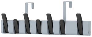 Nástěnný věšák PIANO HANGER 45,5x11 cm, šedo-černý