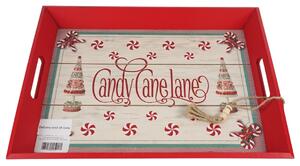 Vánoční dřevěný podnos CHRISTMAS - více variant Varianta: Candy canelane