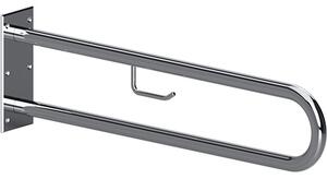 Bemeta Design HELP: Madlo, 600 mm, ve tvaru U, s držákem TP, bez krytky, nerez, lesk - 301907271