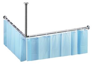 Bemeta Design Tyč sprchového závěsu, 1400 x 1400 mm, rohová, nerez, lesk - 101120052
