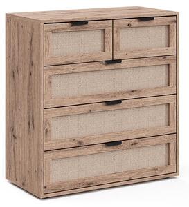 Kredenc Vicco Elven Dub 79 x 85 cm s 5 zásuvkami, Model 59349