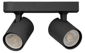 Přisazené bodové svítidlo Exo Line černé 2x 50 W