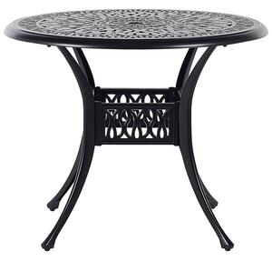 Bistro stolek ANCONA 90 cm 90 cm Kov Černá