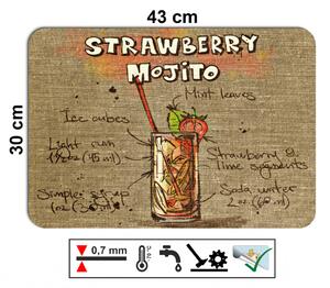 Prostírání - 028, Strawberry Mojito