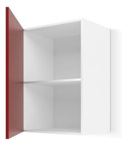 ULTRA vysoká kuchyňská skříňka L 40 cm - matná červená