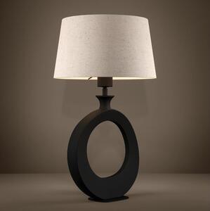 Eglo 390423 - Stolní lampa DIEZMA 1xE27/60W/230V 52,5 cm černá/krémová