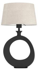 Eglo 390423 - Stolní lampa DIEZMA 1xE27/60W/230V 52,5 cm černá/krémová