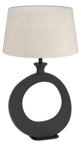 Eglo 390423 - Stolní lampa DIEZMA 1xE27/60W/230V 52,5 cm černá/krémová