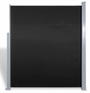 Zatahovací boční markýza 160x300 cm Dekorhome Černá