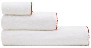 Bílý bavlněný ručník Kave Home Sinami 90 x 150 cm