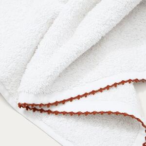 Bílý bavlněný ručník Kave Home Sinami 30 x 50 cm