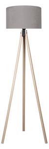 Brilagi - Stojací lampa VELVET 1xE27/60W/230V béžová/šedá