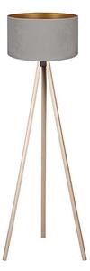 Brilagi - Stojací lampa VELVET 1xE27/60W/230V béžová/šedá