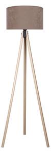 Brilagi - Stojací lampa VELVET 1xE27/60W/230V béžová