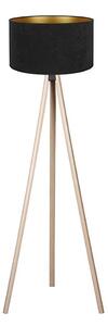 Brilagi - Stojací lampa VELVET 1xE27/60W/230V béžová/černá