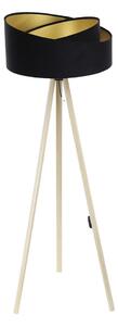Stojací lampa GALAXY 1xE27/60W/230V černá/béžová