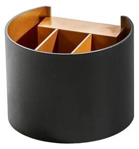 Designové nástěnné svítidlo Leticia 2 černé/zlaté – Šedá
