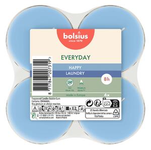 SVÍČKY ČAJOVÉ MAXI HAPPY LAUNDRY, SADA 4KS