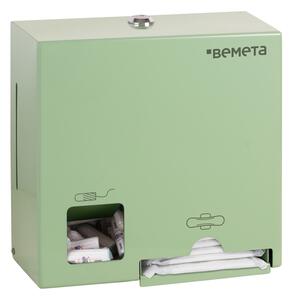 Bemeta Design Zásobník na tampony a hygienické vložky, nerez, zelený - 101403279