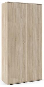 ETapik - Šatní skříň bez zrcadla, 90 cm Barva dřeva: Sonoma
