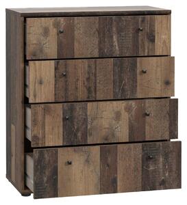 Komoda >Tembi< v provedení Old Wood Vintage – 73,7 x 85,5 x 34,8 cm (š x v x h)