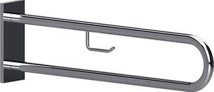 Bemeta Design HELP: Madlo, 813 mm, ve tvaru U, s držákem TP, bez krytky, nerez, lesk - 301907461