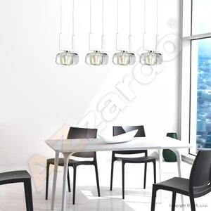 Designový lustr Rubic 4A – Čirá