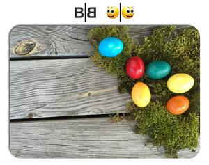 Velikonoční prostírání - 012, Barevná vajíčka