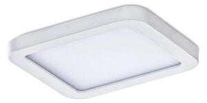 Bodové světlo Slim 9 Square 3000K Ip44 bílé do sádrokartonu – Bílá