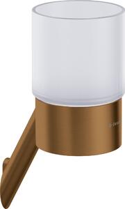Deante Silia, nástěnný koupelnový pohár, broušený bronz, DEA-ADI_C911
