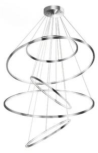 Luxusní lustr Wheel stmívatelný chrom – Šedá