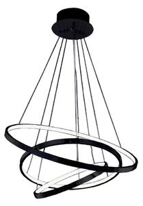 Luxusní lustr Wheel 3 Dimm černé – Černá